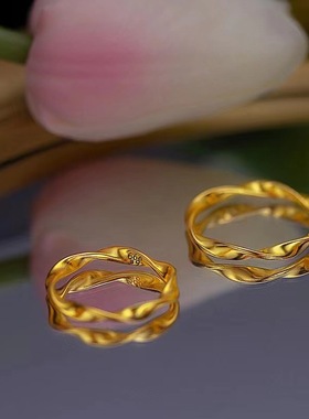 金店同款莫比乌斯戒指