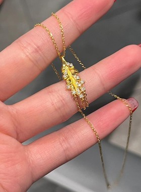 金店同款璀璨繁星麦穗项链