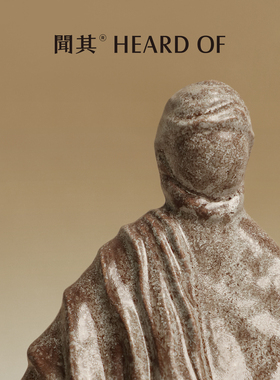 聞其陶瓷圣人行者雕塑装饰摆件