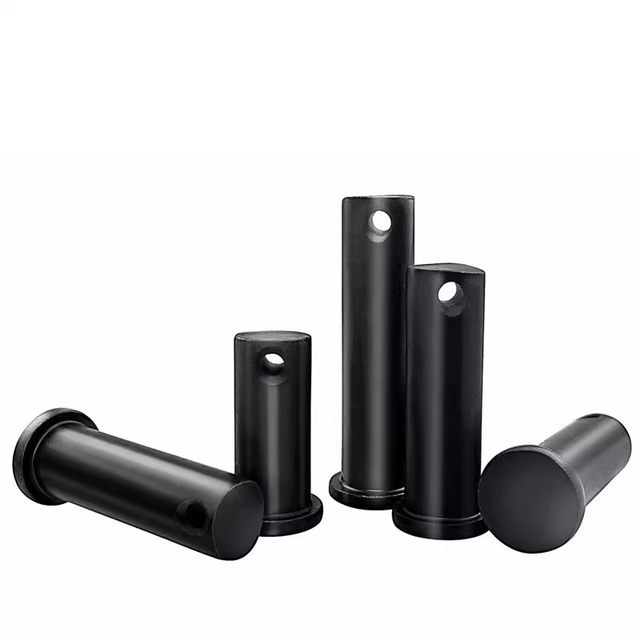 GB882 black pin flat head with hole pin
