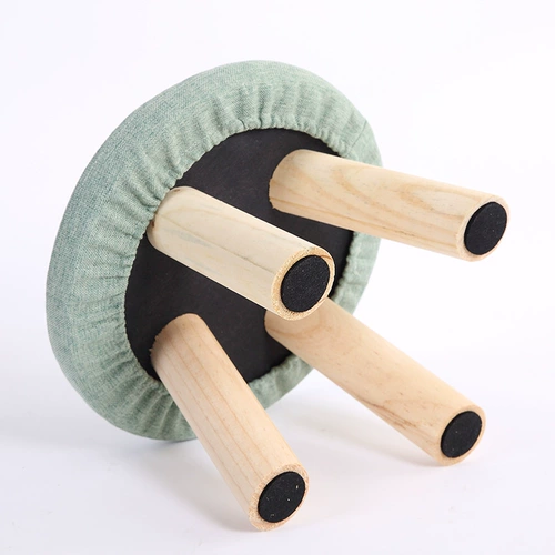 Маленький стул твердый деревянный стул милый обувь -стул Детский круглый стул ленивый диван -табурет Дарф сеть красная креативная скамейка