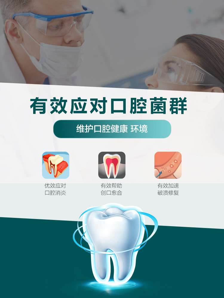 包邮华素愈创优效修复120有效牙膏 华素愈创牙膏