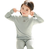 Smiley face printed cotton warm suit for autumn and winter