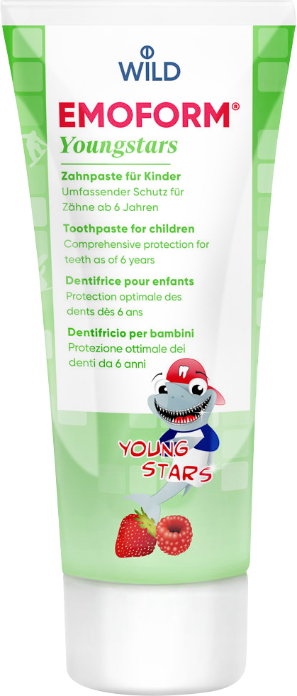 瑞士进口儿童防蛀6-12岁含氟牙膏 怀尔德牙膏