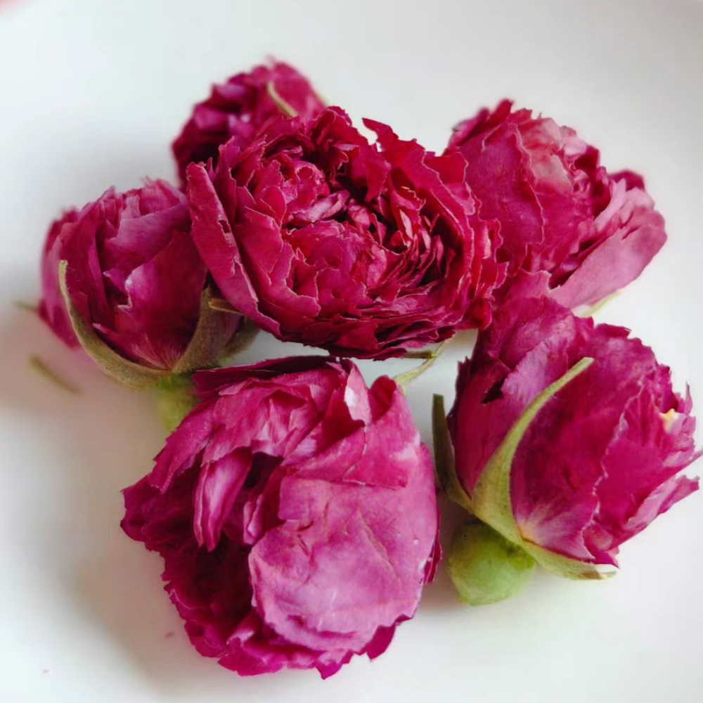 玫瑰花茶高端礼盒冻干工艺平阴玫瑰花冠茶礼盒装30克女士送人商务 - 图2