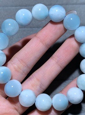 天然玉化海纹石拉利玛单圈手链