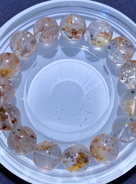 天然锦鲤铜矿共生彩铜矿手链饰品