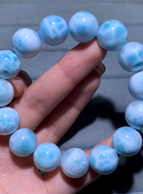 天然海纹石单圈手串饰品礼物男女