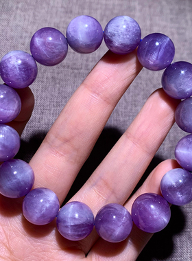 天然猫眼锂辉石手链水晶情侣手串