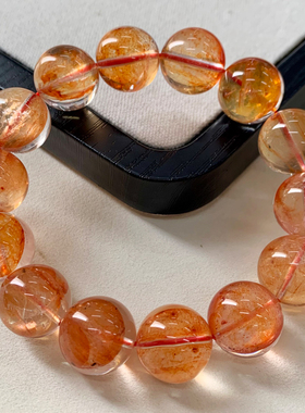 天然糖纸胶花水晶手链送礼物男女