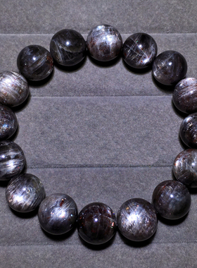 天然星辉骨干手链星光日光石水晶