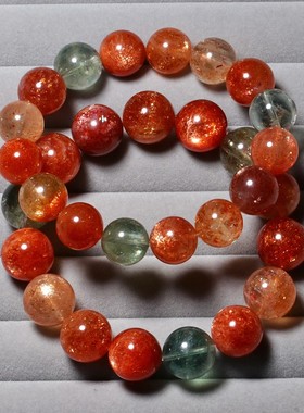 天然坦桑尼亚阿鲁沙长石手链女