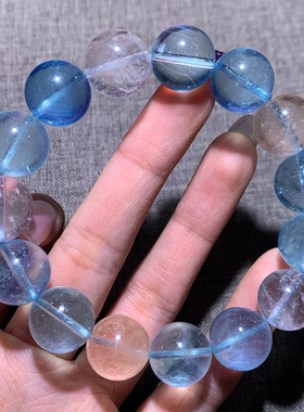 天然冰种摩根石手链饰品礼物情侣