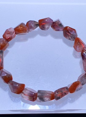 天然极光水晶随形水晶手链礼物女