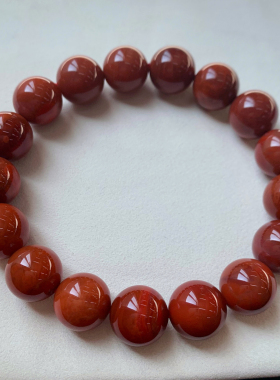 天然南红玛瑙手链饰品礼物情侣女