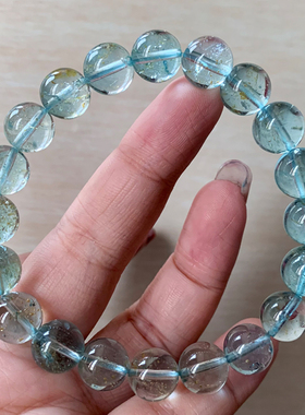 然蓝绿色托帕石手链伦敦尼泊尔饰