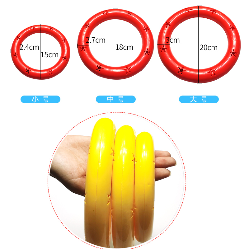 幼儿园有声体操环早操器械圈圈儿童舞蹈道具晨操哑铃星星手环摇铃-图2