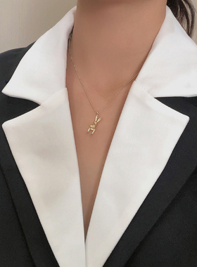 潮流小兔子金属风网红款吊坠