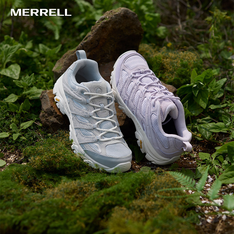 【闪降】MERRELL迈乐MOAB3登山徒步鞋情侣防滑爬山户外运动鞋男女 - 图1