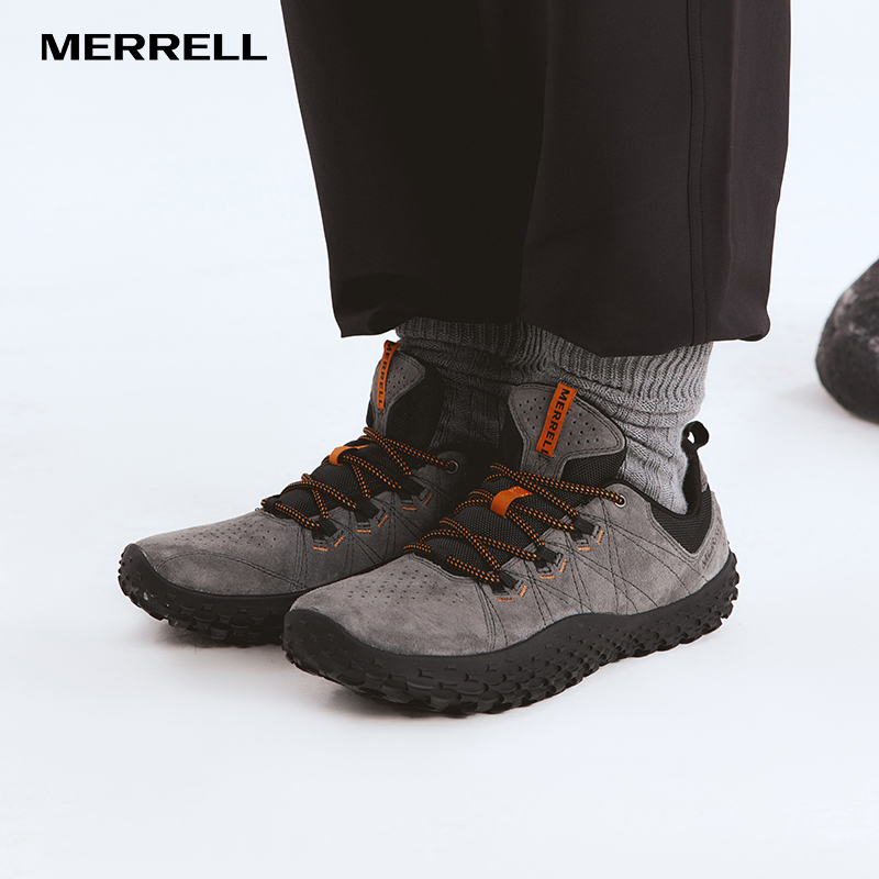 MERRELL迈乐户外运动休闲鞋男WRAPT低帮系带防滑耐磨舒适裸足鞋男 - 图3