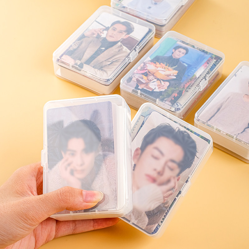 明星相片小卡咕卡收纳盒自印追星卡片收纳盒3寸拍立得照片塑料盒,淘宝优惠券,粉丝福利购,淘宝优惠卷