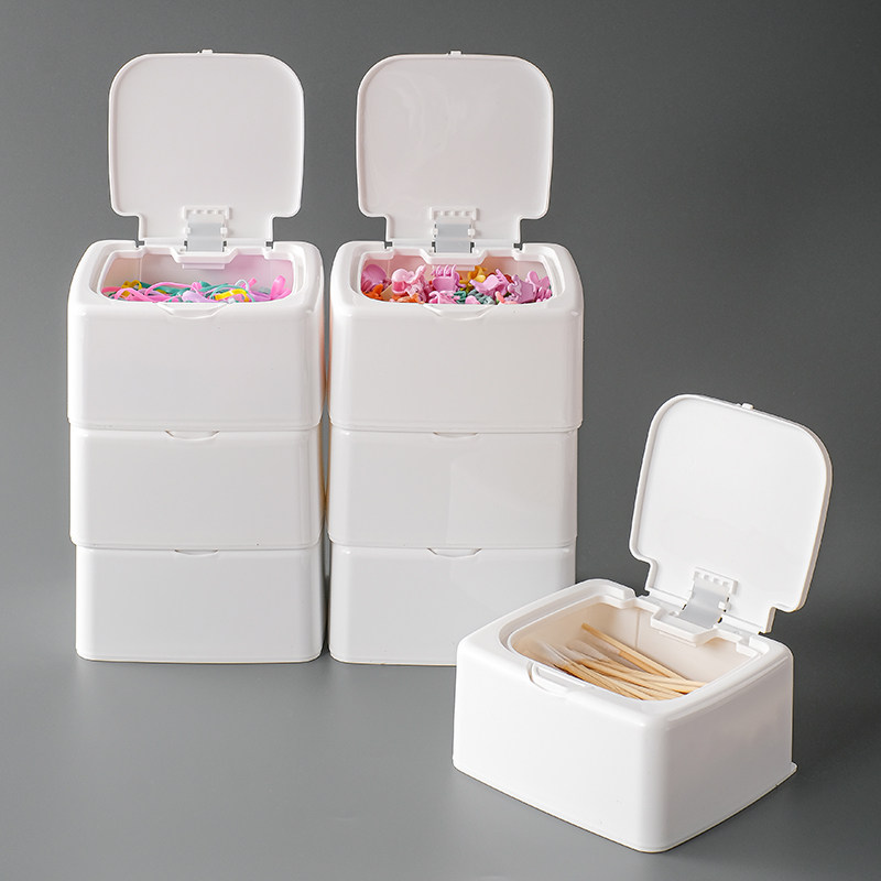 防尘棉签收纳盒抽屉桌面杂物小盒子学生化妆棉盒牙签储物盒多功能,淘宝优惠券,粉丝福利购,淘宝优惠卷