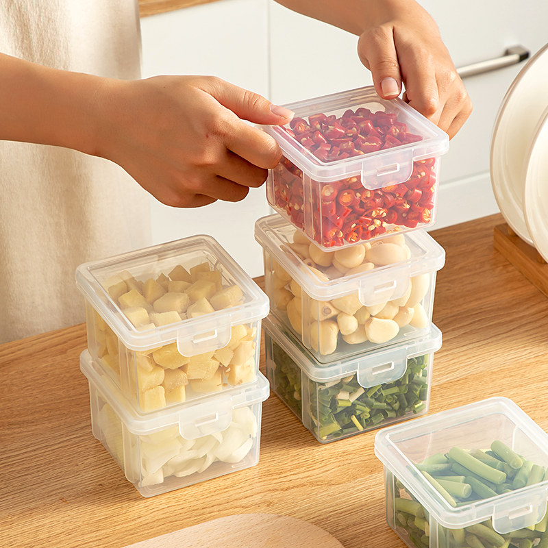 厨房葱姜蒜收纳盒冰箱葱花保鲜盒子冷冻整理食物水果食品专用密封,淘宝优惠券,粉丝福利购,淘宝优惠卷