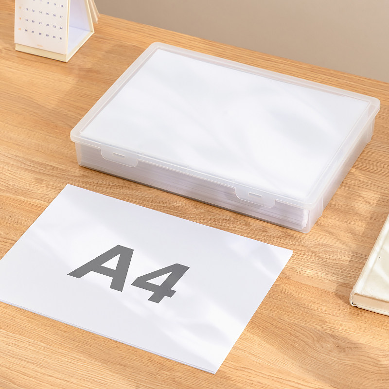 文具盒大容量铅笔桌面文具素描透明笔盒水彩笔盒A4纸收纳盒A5文件拼图拆装玩具整理箱工位神器好物证书书立盒,淘宝优惠券,粉丝福利购,淘宝优惠卷