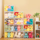 Doll storage bucket transparent plush toy storage artifact