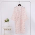 Mùa hè mỏng gạc cotton áo ngủ cặp đôi phong cách Nhật Bản kimono áo choàng tắm cotton đồ ngủ cardigan dài váy ngủ hấp quần áo - Night Robe