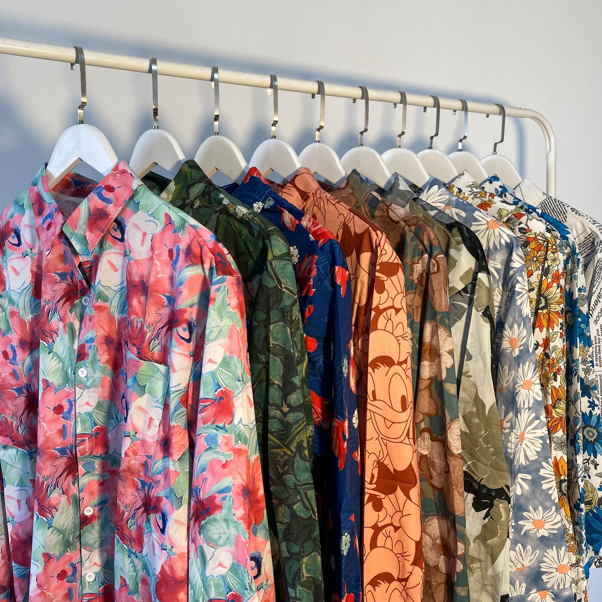 港风vintage油画花衬衫男女复古夏威夷痞帅宽松情侣长袖衬衣外套,淘宝优惠券,粉丝福利购,淘宝优惠卷