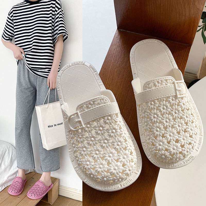 洞洞鞋女外穿时尚旅行软底拖鞋ins潮护士鞋平底凉拖鞋防滑沙滩鞋,淘宝优惠券,粉丝福利购,淘宝优惠卷