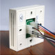 Johnson Johnson T6634 LCD thermostat central air conditioning switch fan coil temperature control panel