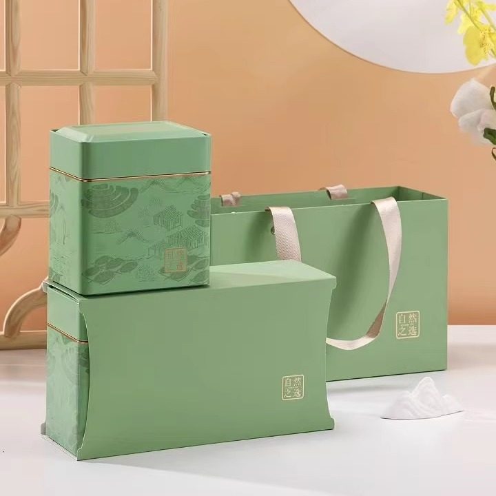 新款茶叶包装礼盒凤凰单枞红茶绿茶黄金芽通用散茶半斤茶叶罐定制,淘宝优惠券,粉丝福利购,淘宝优惠卷