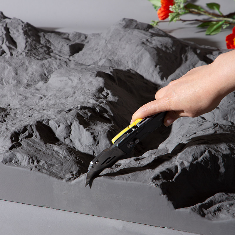 PU石皮板背景墙仿蘑菇石pu石材轻质文化石外墙岩板3D立体文化砖墙_虎窝淘