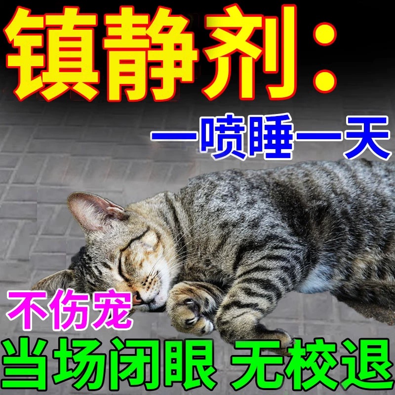 猫咪镇定喷雾安抚情绪舒缓剂睡眠药宠物应激喷雾药防猫叫安心睡ZX-图3