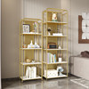 Hesheng light luxury high-end home perforated board storage rack