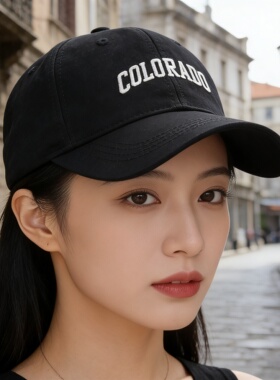 大头围宽檐加深显脸小春夏鸭舌帽