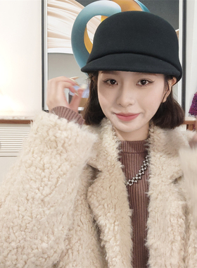 马术帽日常气质女女短檐