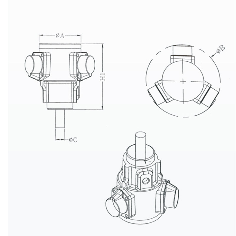 活塞式气动马达风动马达大功率扭矩船矿用防爆微型减速吨桶搅拌机,淘宝优惠券,粉丝福利购,淘宝优惠卷