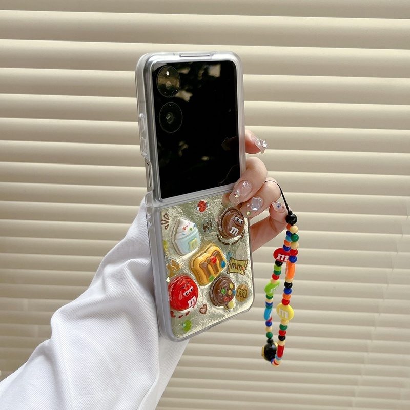 适用折叠屏小米MixFlip2壳膜一体荣耀MagicVFlip手机壳m豆pocket2华为PuraX三星zflip6手N3绳链W25女novaflip - 图2