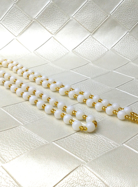 播放机挂珠玉石吊坠手工编织玻璃