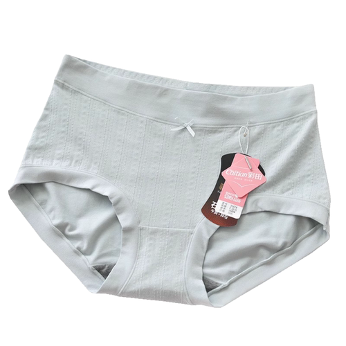 彩田内裤女正品舒适莫代尔纯棉中腰31618石墨烯抗菌棉裆31619高腰 - 图3