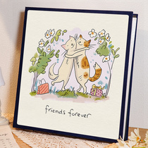 Original-cute little animal album This commemorative album large capacity inserts 5-inch 6-inch family version of the photo album