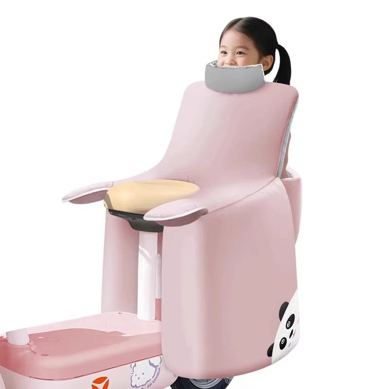 冬季电动车儿童后座挡风被孩子后面电瓶自行车防寒加厚加绒防风罩,淘宝优惠券,粉丝福利购,淘宝优惠卷