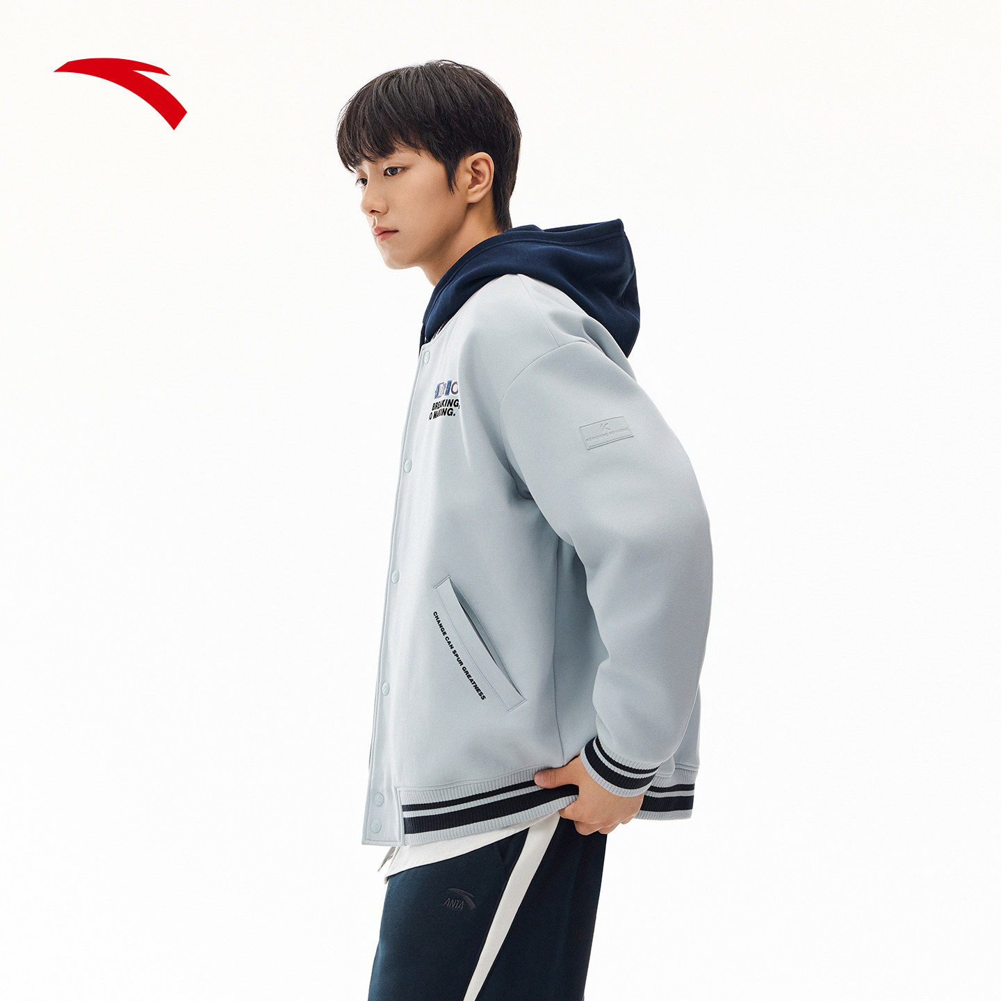 安踏KT球星典藏棉服茄克男冬季经典棒球外套磨毛保暖衣152541801,淘宝优惠券,粉丝福利购,淘宝优惠卷