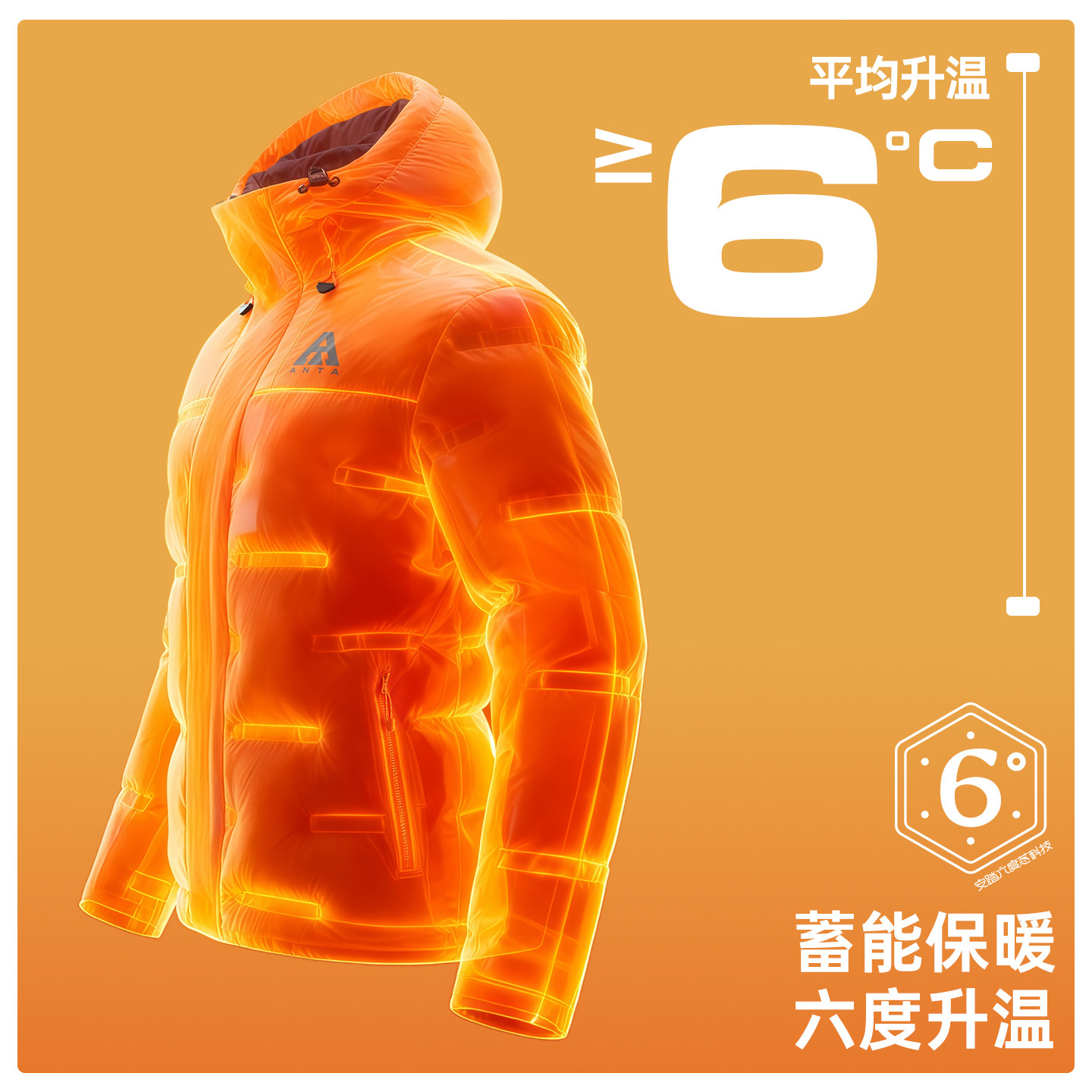 【樊振东同款】安踏面包羽绒丨六度芯鹅绒羽绒服男士保暖棉服外套,淘宝优惠券,粉丝福利购,淘宝优惠卷