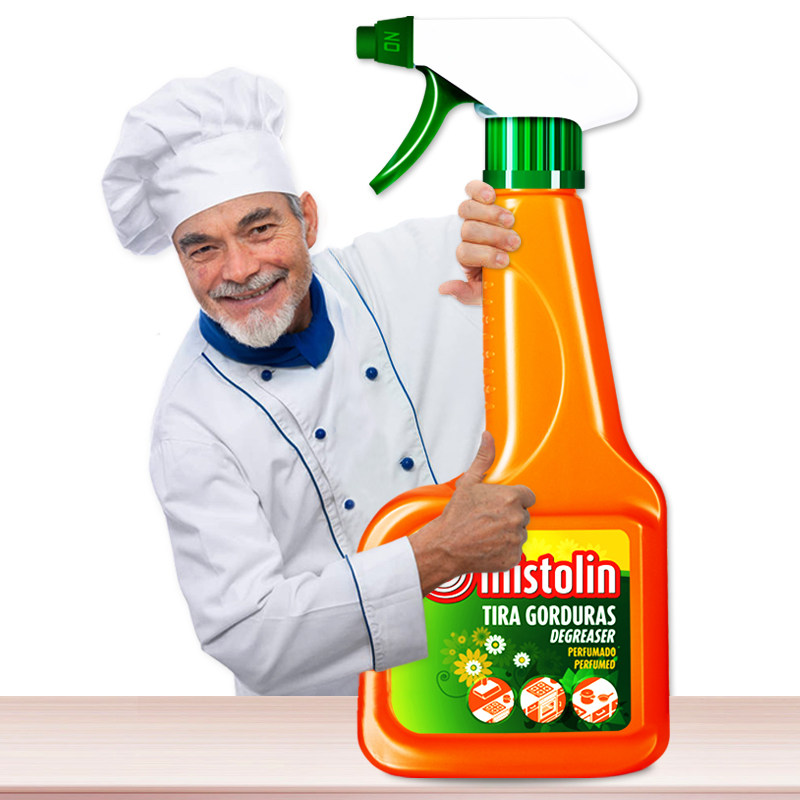 mistolin油烟机去除重油污清洗剂 mistolin怡和油污清洁剂