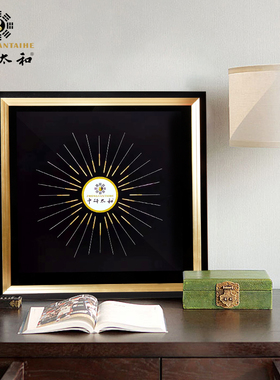 中研太和针谱仿古摆件中医挂件