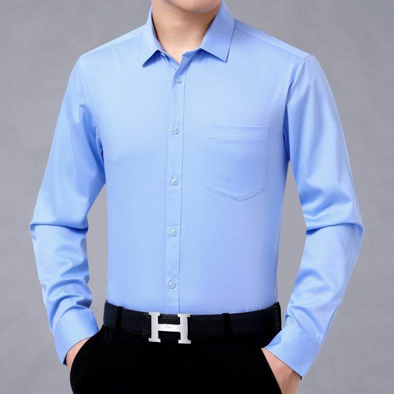 男式衬衫长翻商务正装衬衫5828-Q5中年真口袋职业工衣装免领袖烫,淘宝优惠券,粉丝福利购,淘宝优惠卷